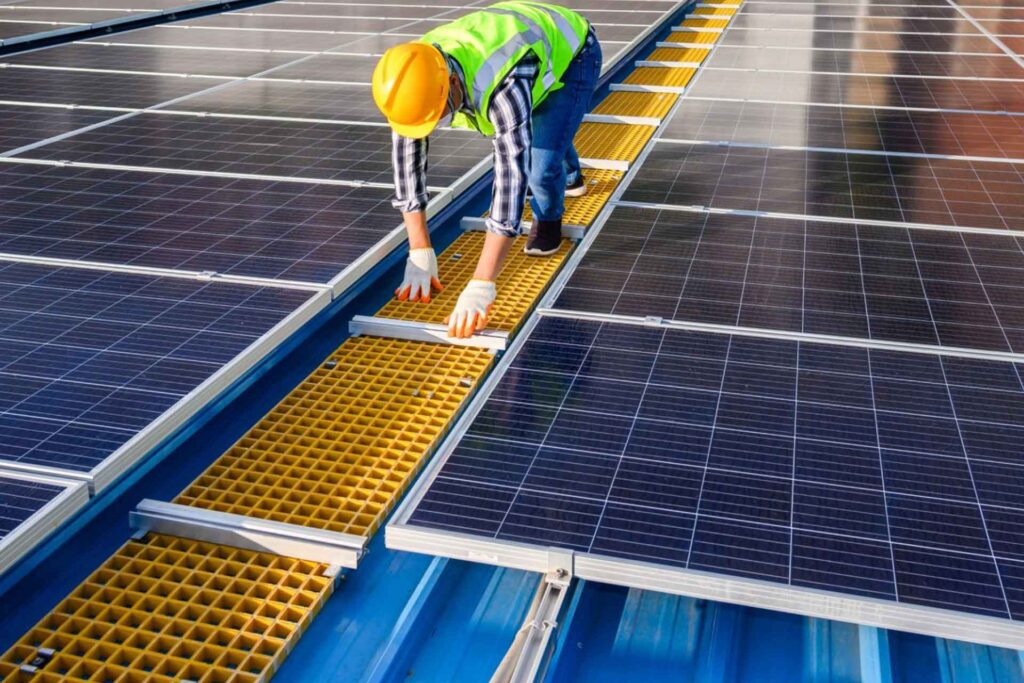 Bendigo solar panel cleaning, ensuring optimal energy production and system longevity.